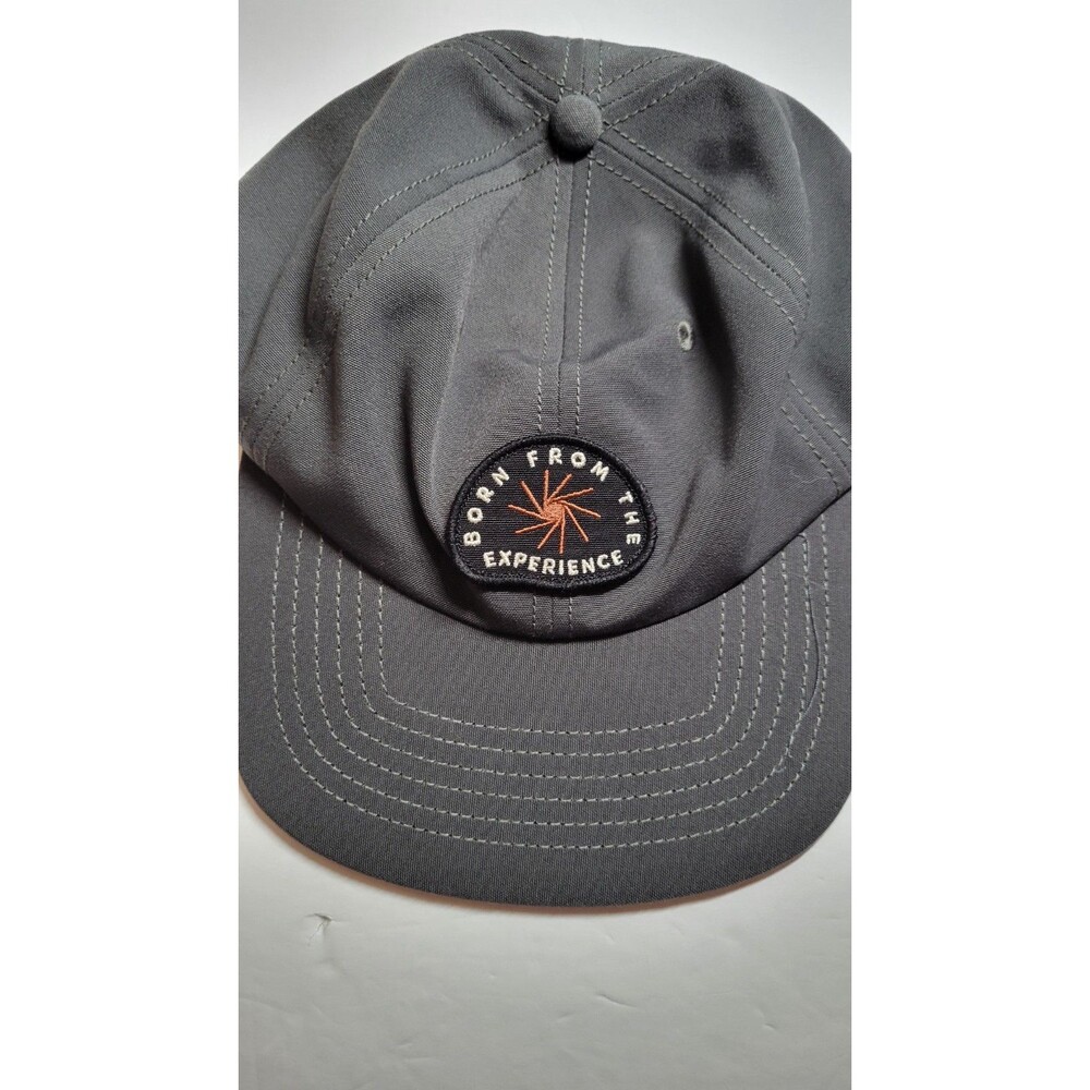 NWT prAna Gazin Patch Hat Charcoal Grey Born From The Experience Snapback